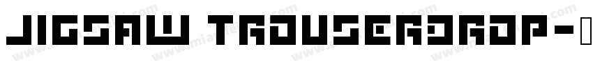 JIGSAW TROUSERDROP字体转换